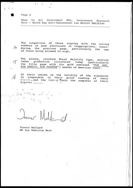 Submission on Homosexual Law Reform Bill from Trevor Mallard - Page 2
