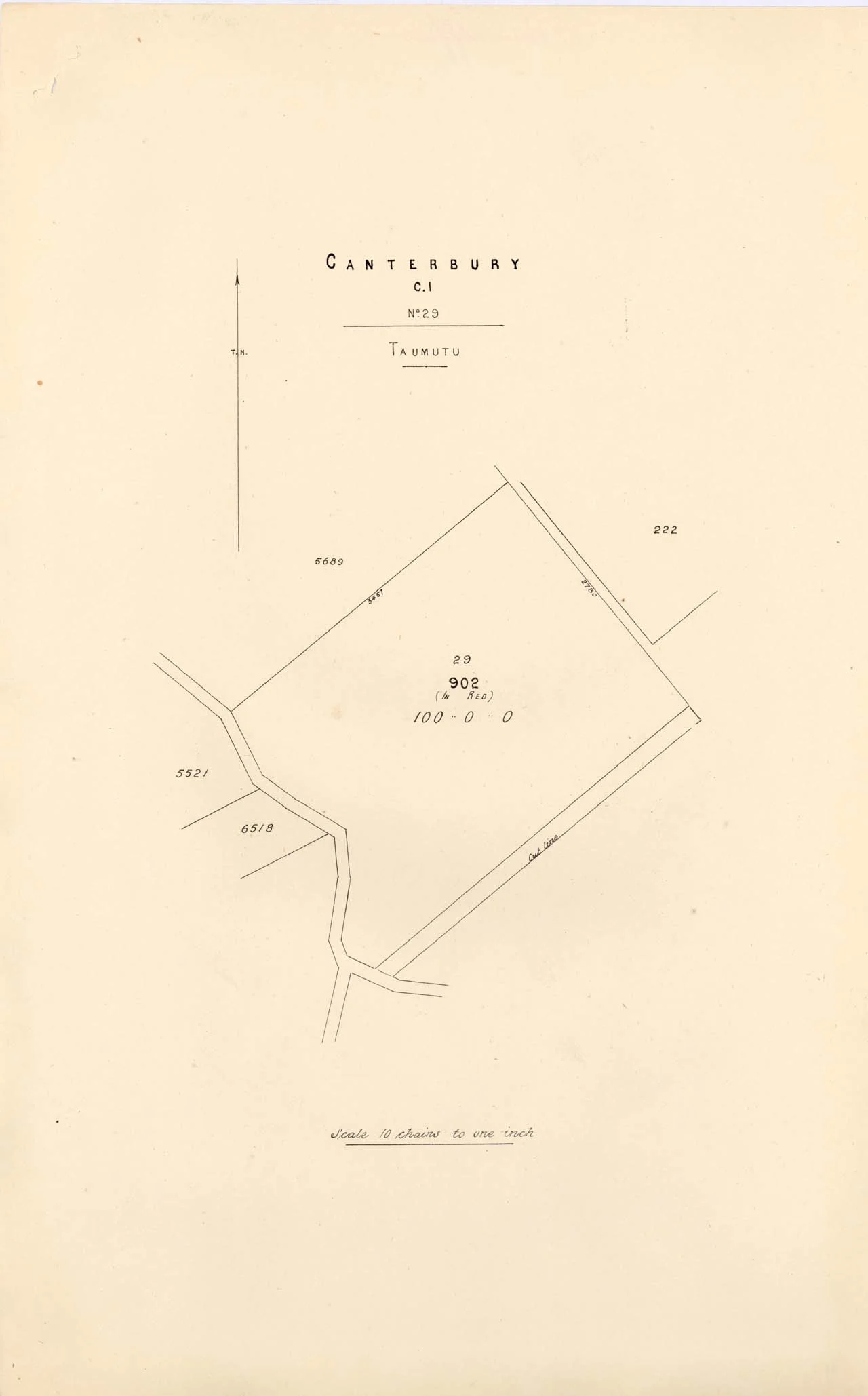 Reserve 902 - Taumutu - 1870