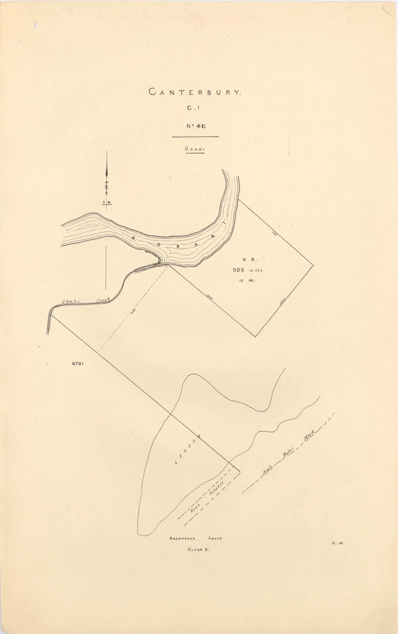 Reserve 909 - Orari - 1870
