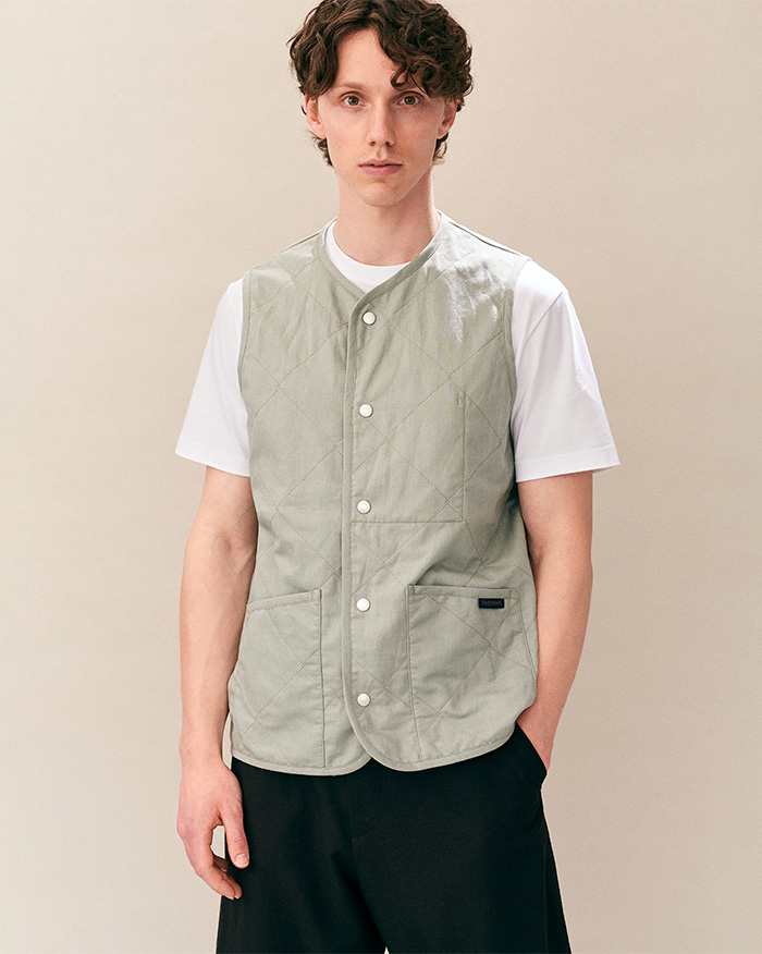tantan購入✳︎一度使用のみラベンハムベスト Labour And Wait X Lavenham Gilet Unisex / レイバー アンド ウェイト