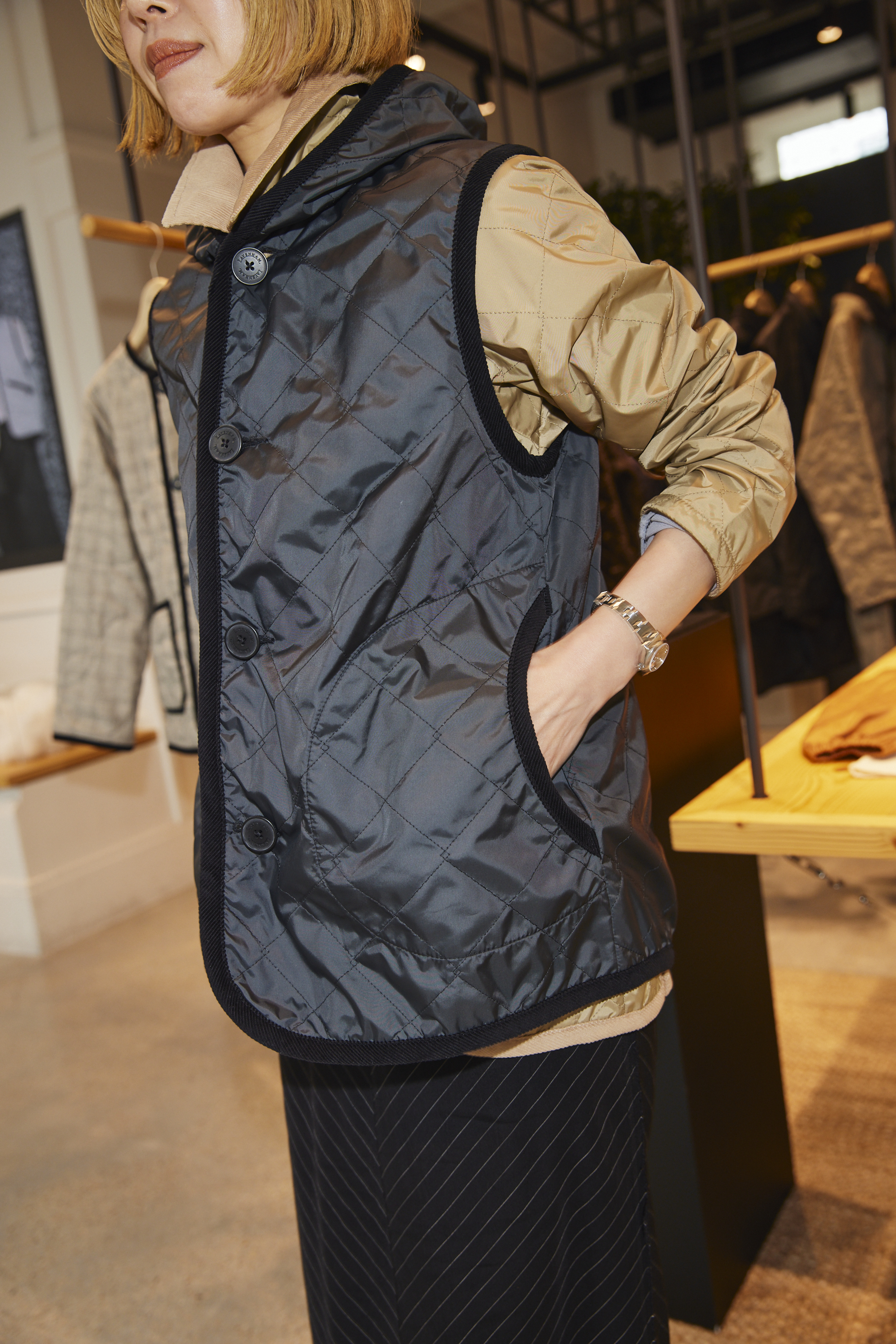 Layering Style Samples at Lavenham Yokohama S25 · ラベンハム ウェブストア