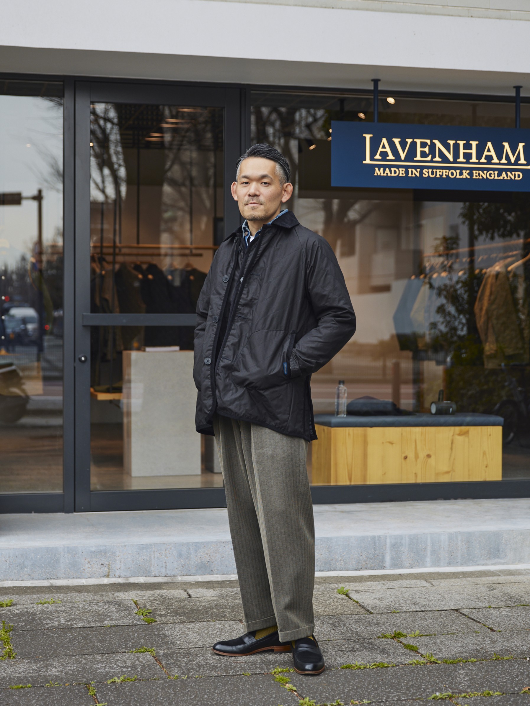 Layering Style Samples at Lavenham Yokohama S25 · ラベンハム ウェブストア