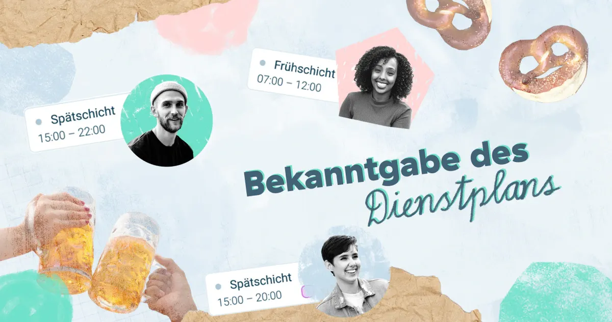 bekanntgabe dienstplan