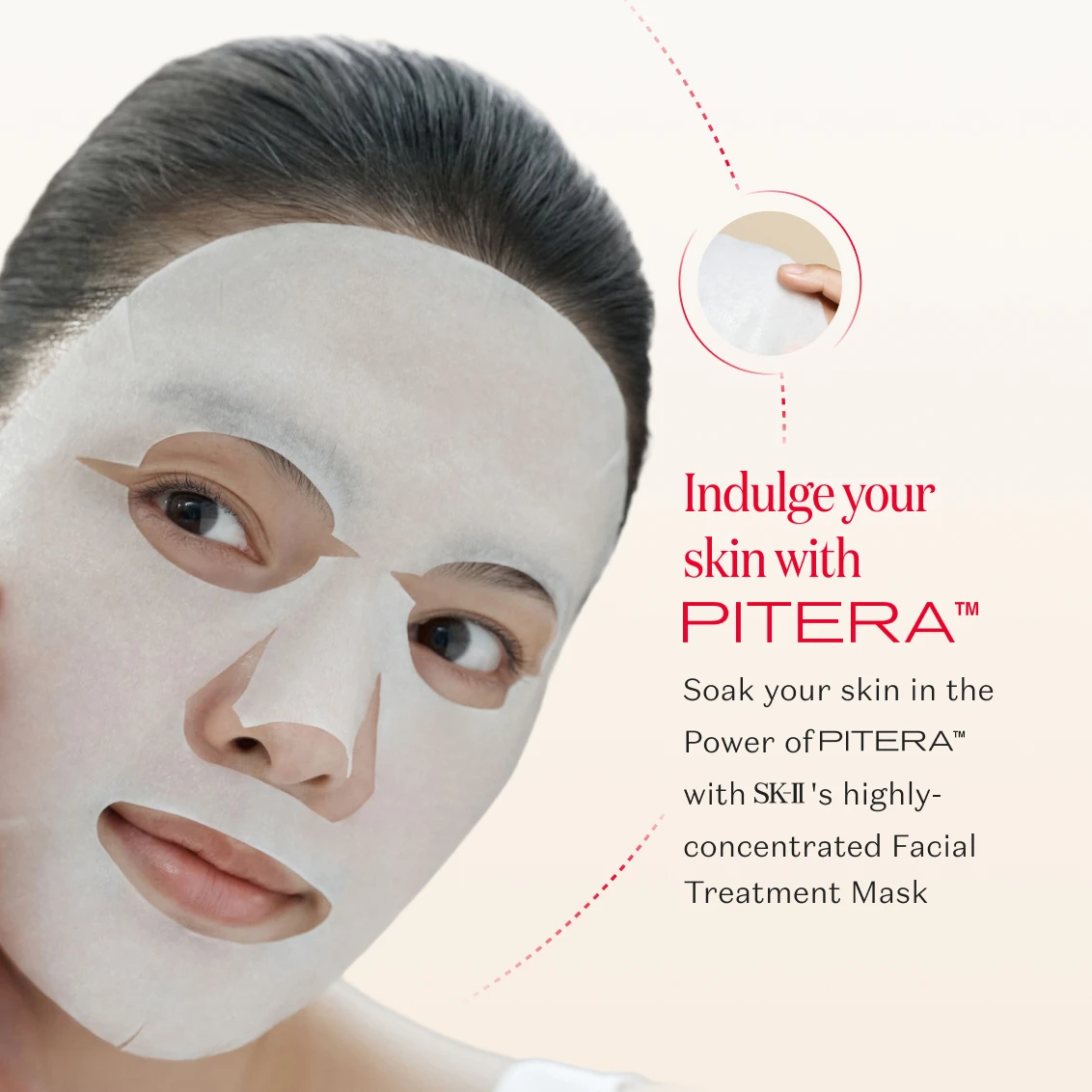 SK-II Facial Treatment Mask - Made of 100% thick cotton