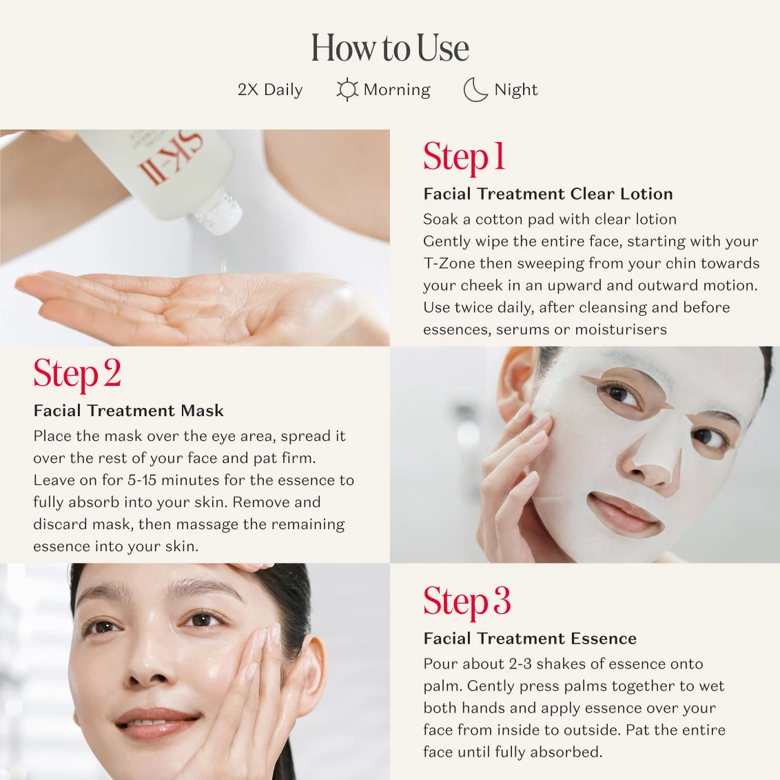 How to use SK-II First Experience Kit