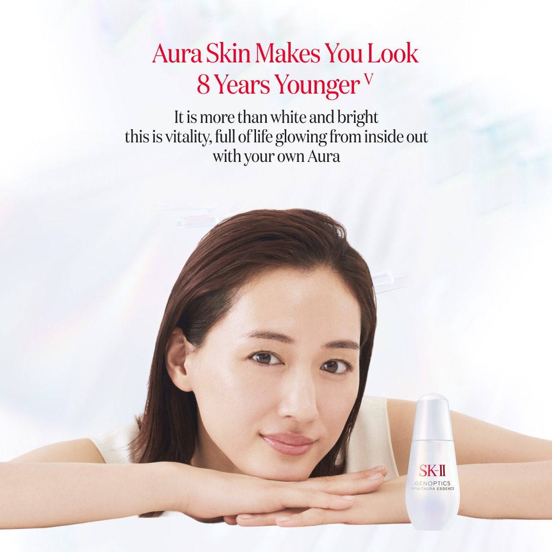 New GenOptics InfinitAura Essence: Brightening Essence | SK-II