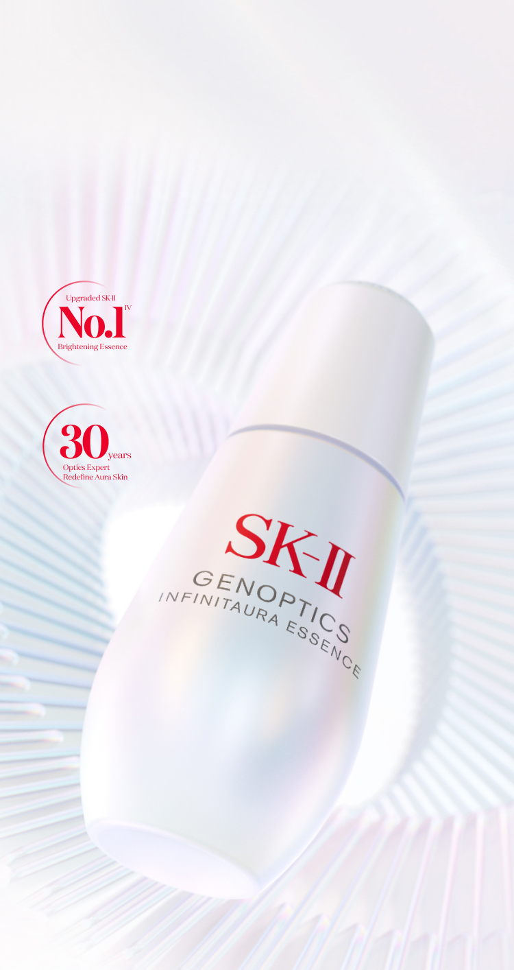 New GenOptics InfinitAura Essence: Brightening Essence | SK-II SG