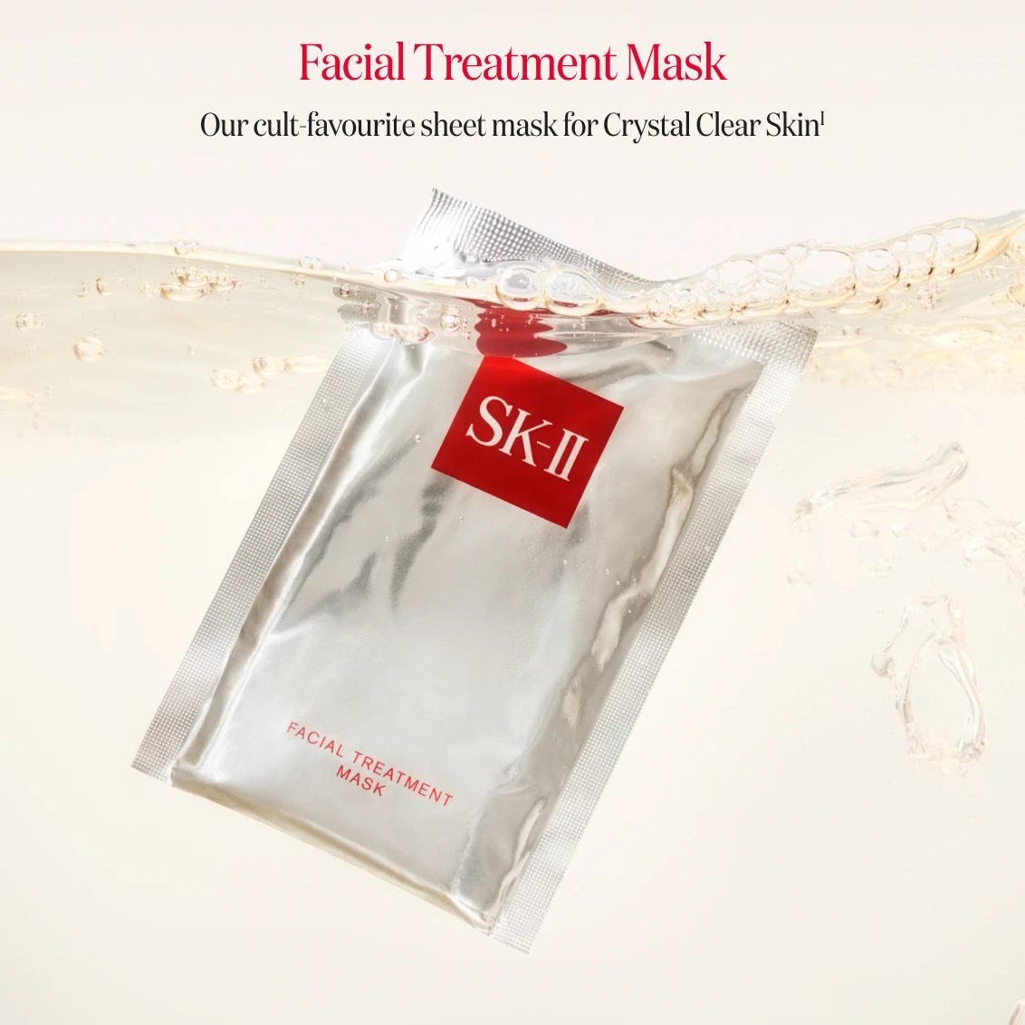 SK-II Facial Treatment Mask - Our cult-favourite sheet mask for Crystal Clear Skin