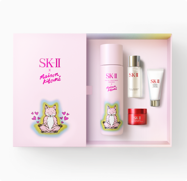 Maison Kitsuné Pink Facial Treatment Essence | SK-II SG