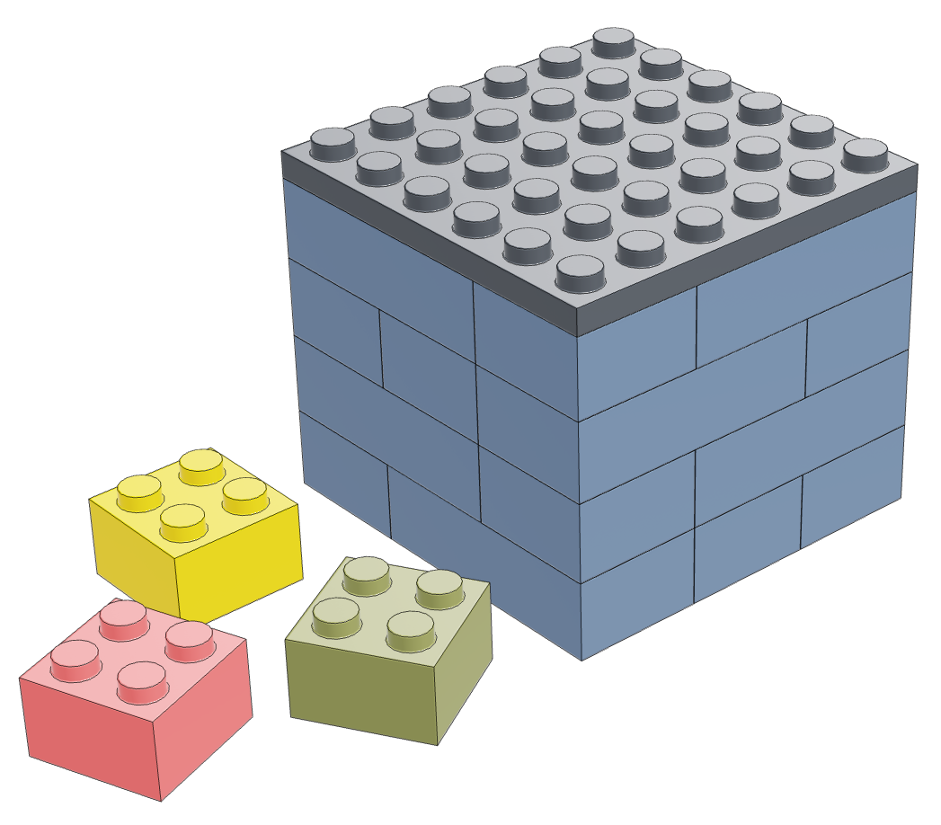 Subtractive Lego solution