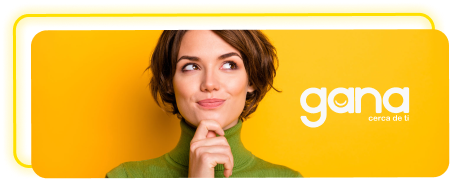 Mujer joven pensando en la retención de la fuente gana