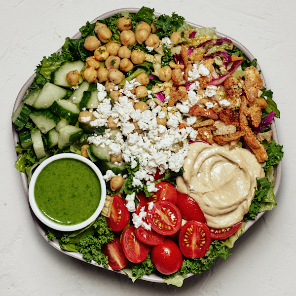 Hummus Crunch Salad