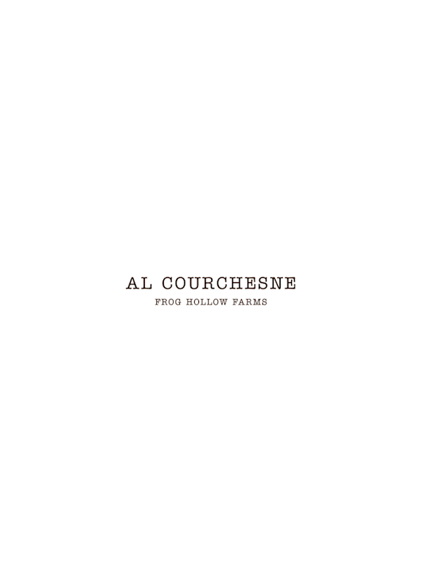 Al Courchesne frog hollow farms