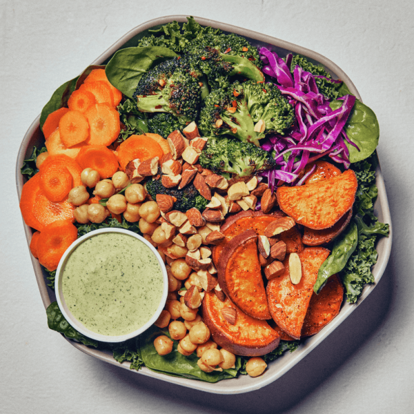 Supper green goddess salad