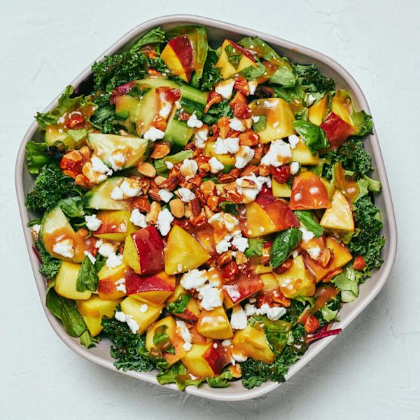 Peach + Goat Cheese