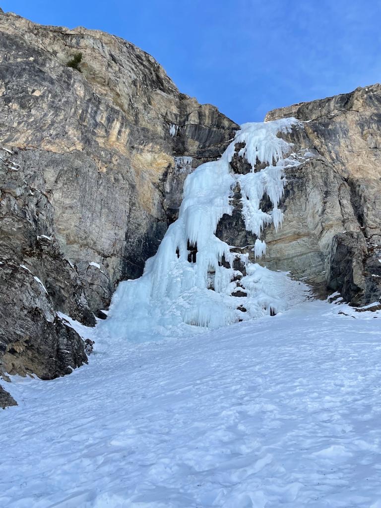 Corso cascate ghiaccio