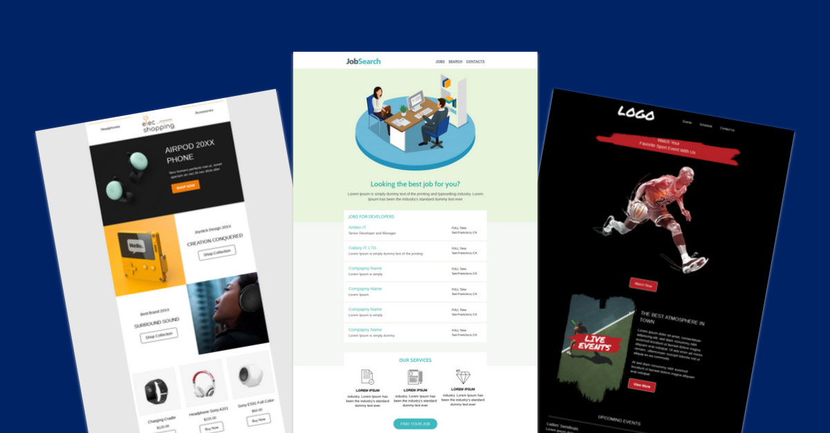 Free Email Templates for Campaign Monitor Unlayer