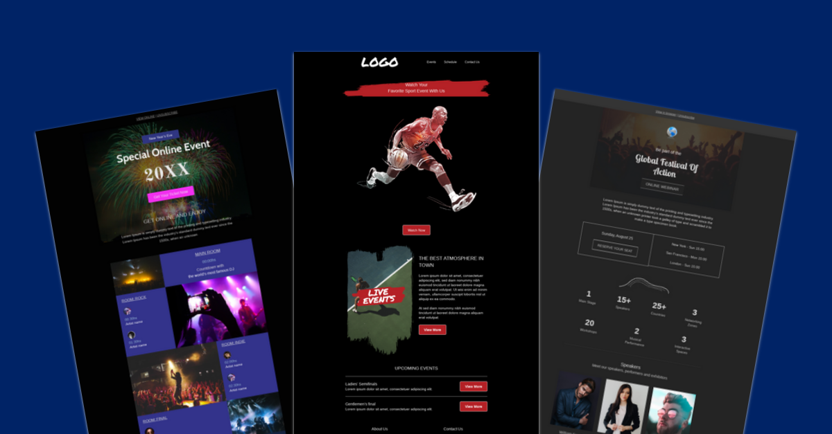 Free Email Templates for Events | Unlayer