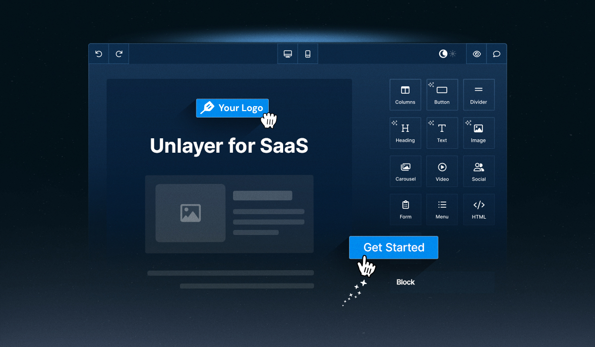 Unlayer for SaaS: A No-Code Embeddable Editor Solution Feature Image
