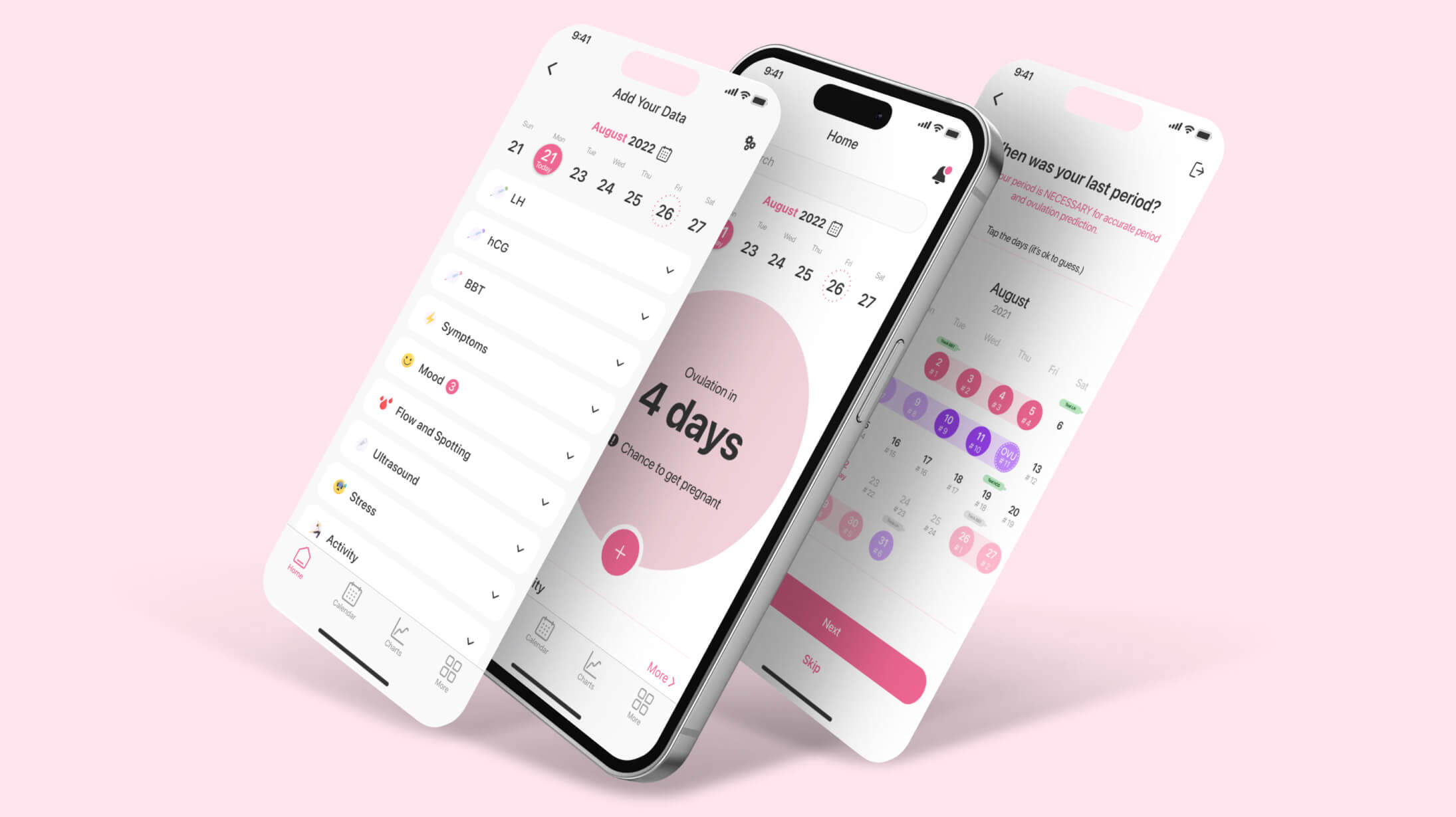 Women's Health: Prototype fertility tracking app