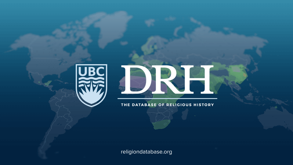 DRH logo on the map background