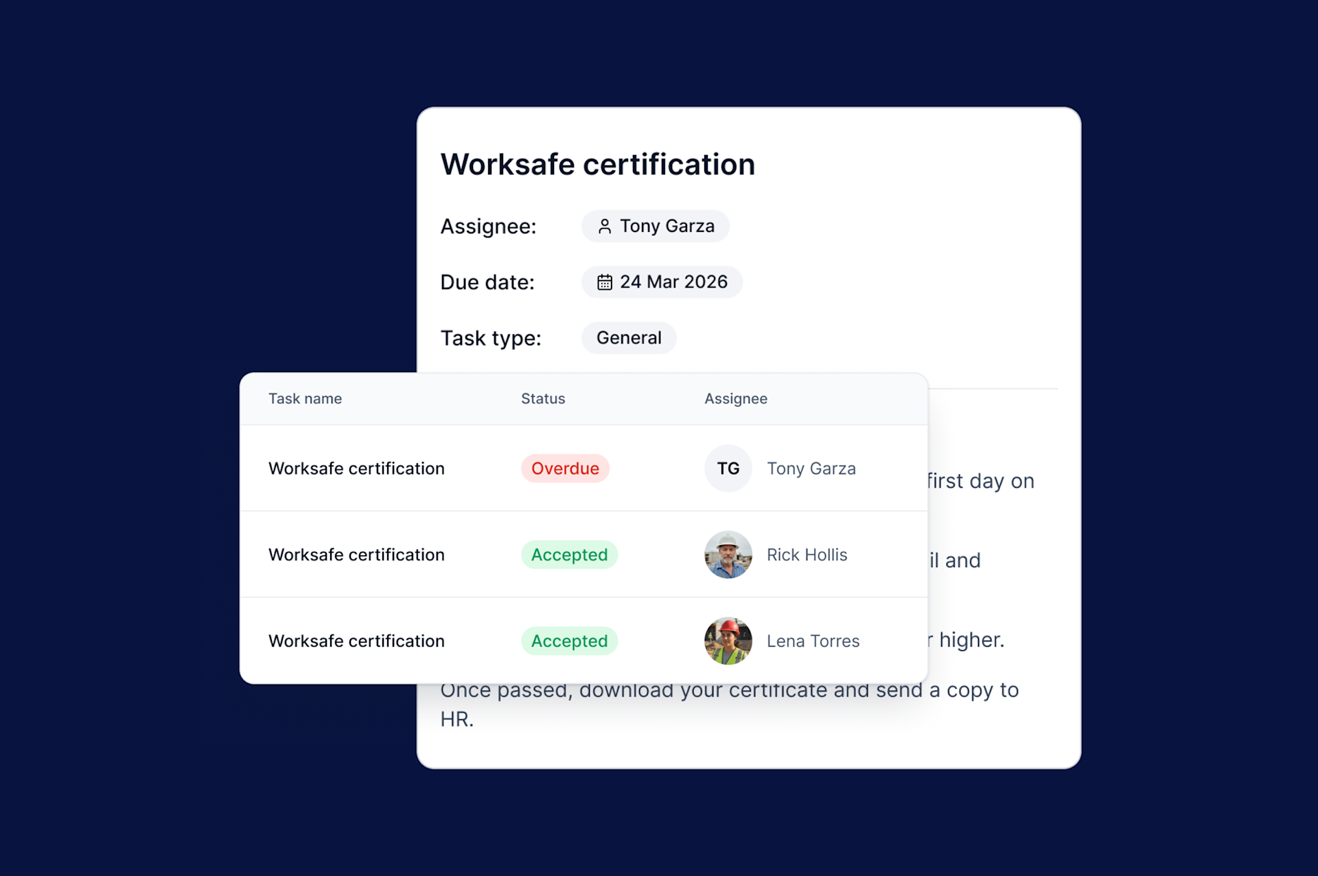 Onboarding UI