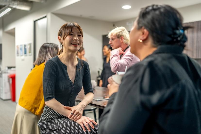 Workers supporting each other