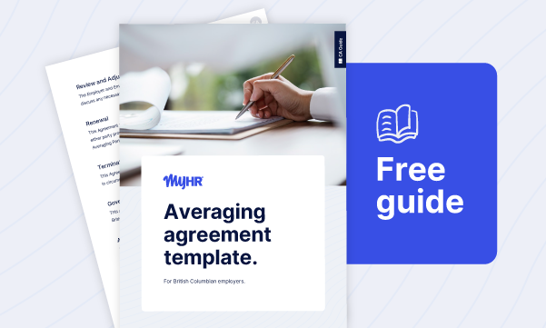Resource - Averaging agreement template