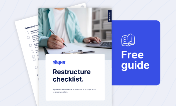 Resource - Restructure checklist