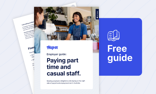 Resource - Paying part time and casual staff