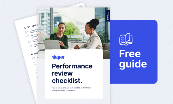 Resource - Performance review checklist