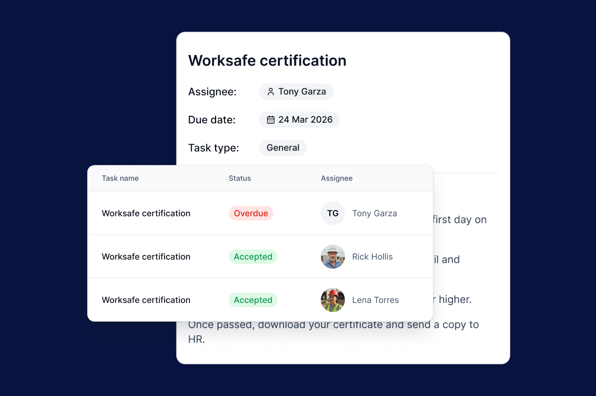 Onboarding UI