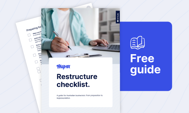Resource - Restructure Checklist