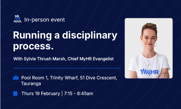 Event: Running a disciplinary process