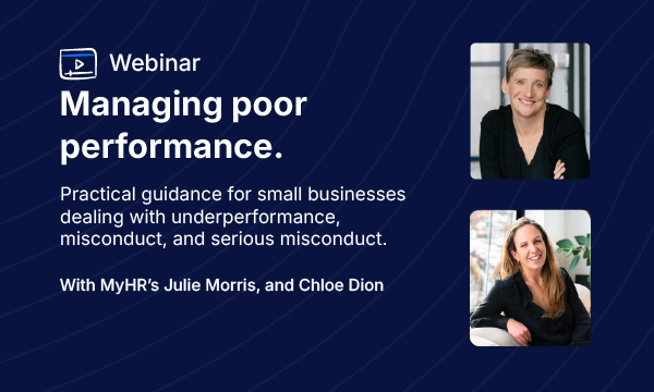 Event: Managing poor performance
