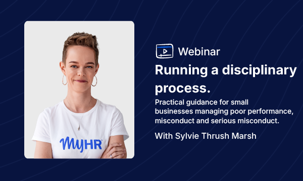 Event: Running a disciplinary process