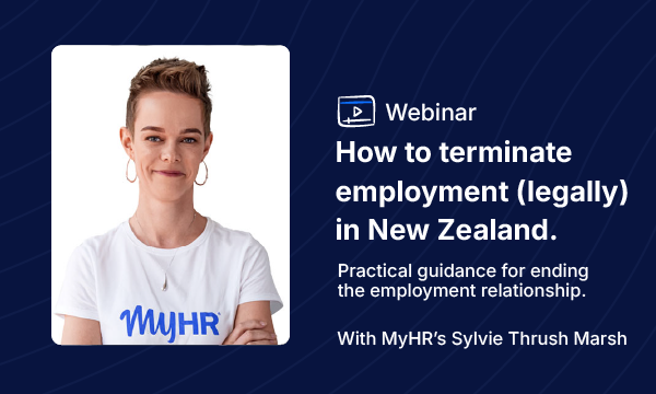 Event: How to terminate employment (legally) in New Zealand