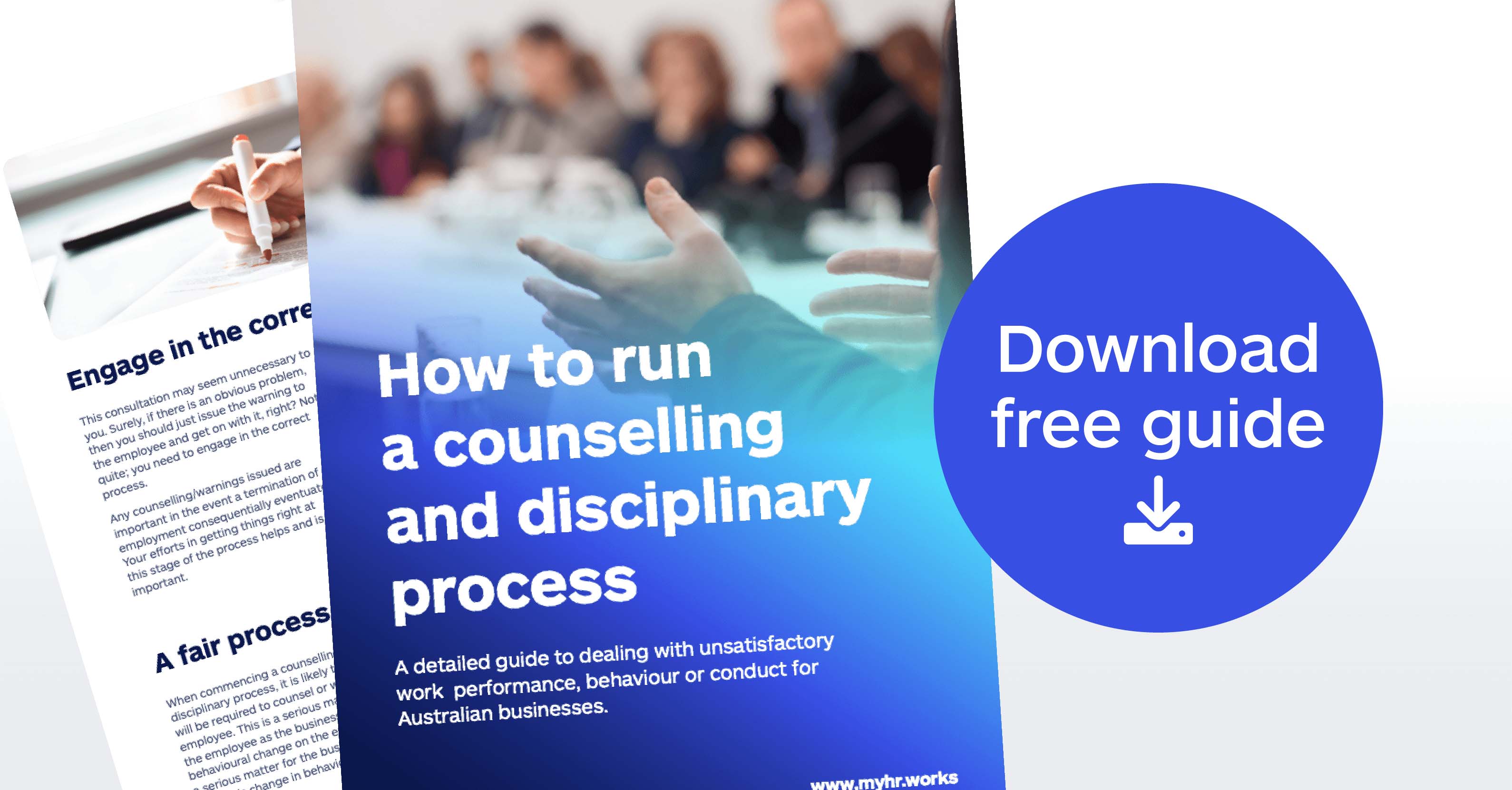 How to Run a Counselling & Disciplinary Process