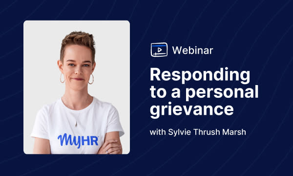 Personal grievance webinar thumbnail