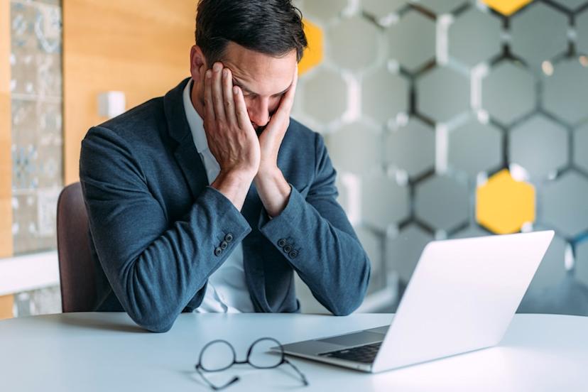 Stressed-out boss
