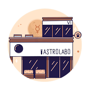 Schéma de la Maison VI, axe astrologique lié à la santé