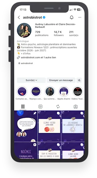 Rejoignez-nous sur Instagram