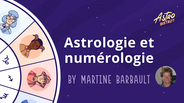Affiche de la conférence Astrologie et numérologie, par Martine Barbault