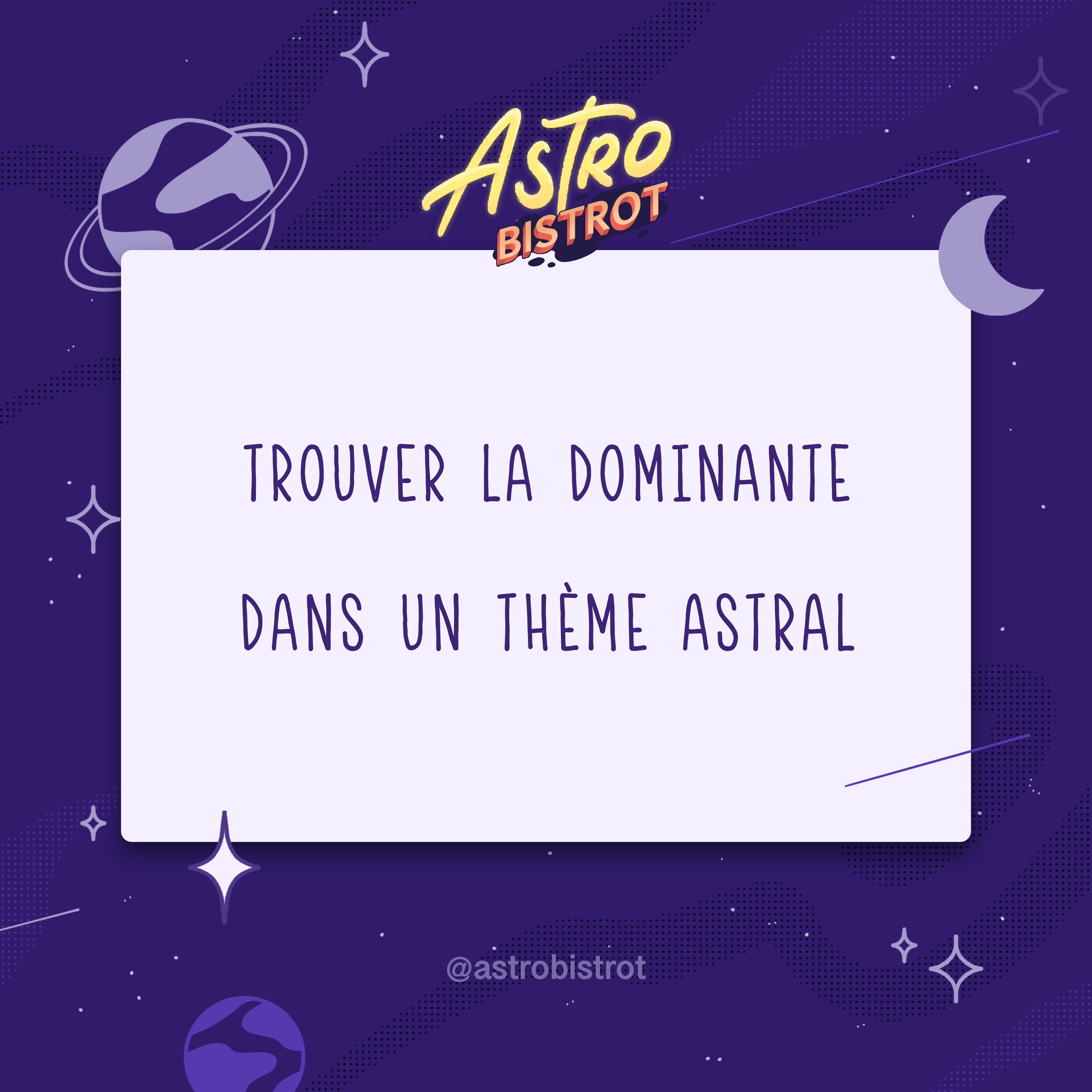 Comment Trouver Les Dominantes Planetaires D Un Theme Astral Astro Bistrot