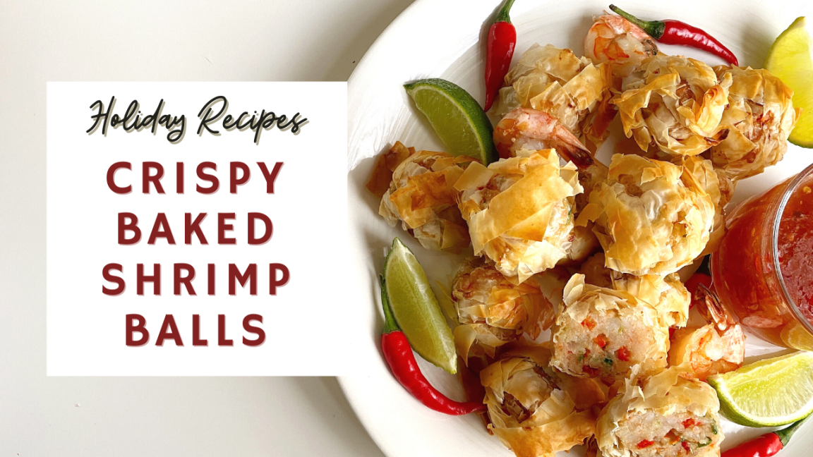 Recipe: Crispy Baked Shrimp Balls