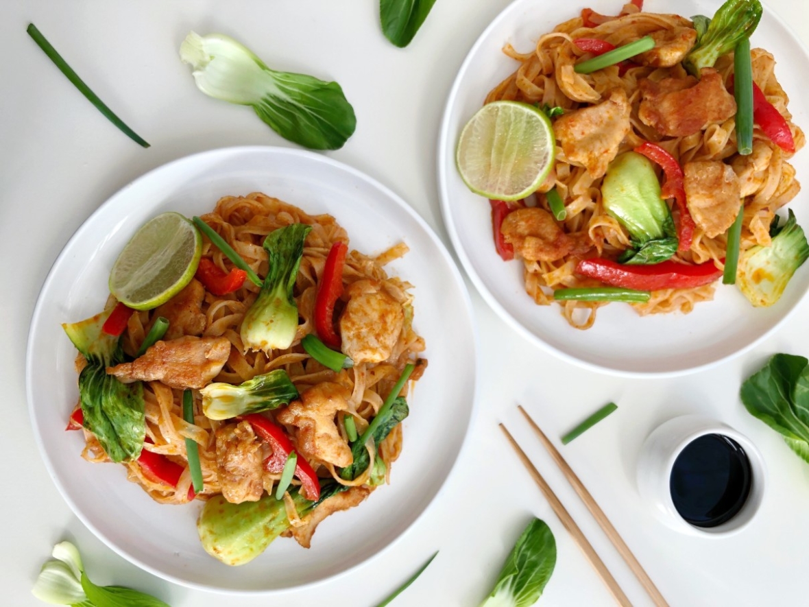 Recipe - Thai Red Curry Noodles 