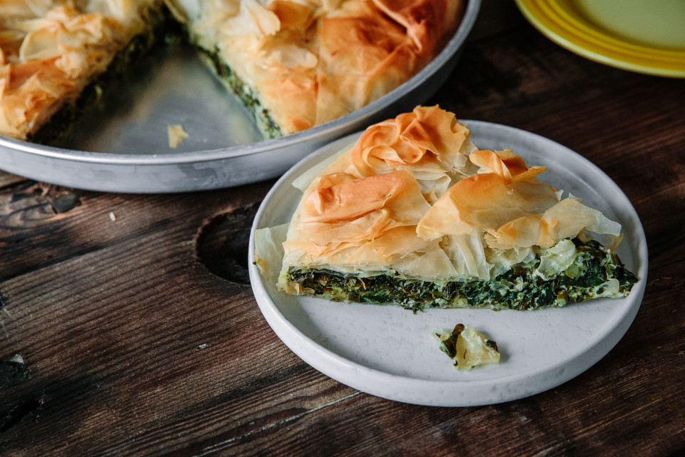 Recipe: Cypriot Cooking - Garden Greens Phyllo Pie