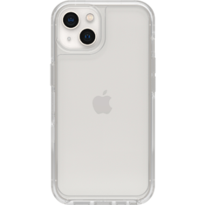 clear OtterBox iPhone 13 Symmetry Case from the Back