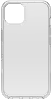 clear OtterBox iPhone 13 Symmetry Case from the Back