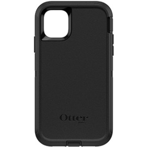 Black OtterBox iPhone 11 Defender Case Back